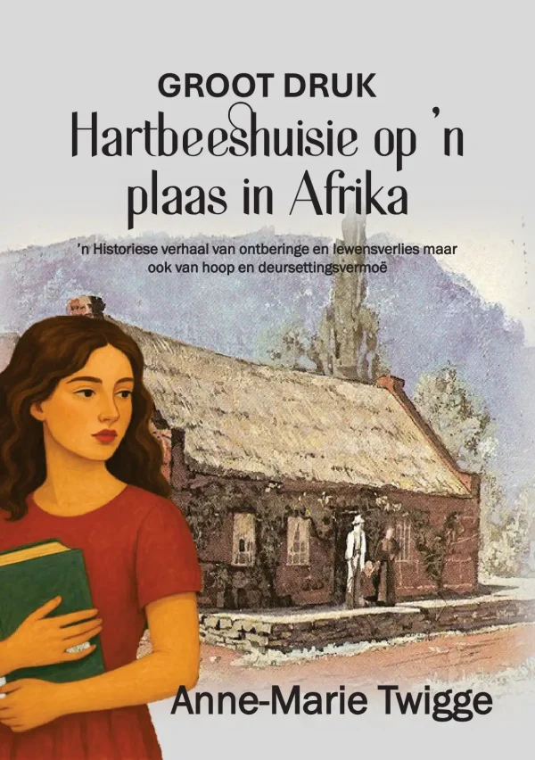 Hartbeeshuisie op 'n plaas in Afrika (Groot Druk)