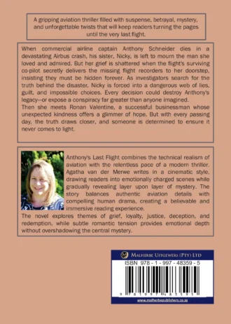 BC Anthony’s last flight (Large Print)